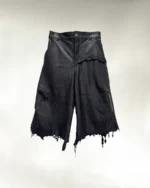 Ktwo Studios Raw Lambskin Short "onyx" [made to order]