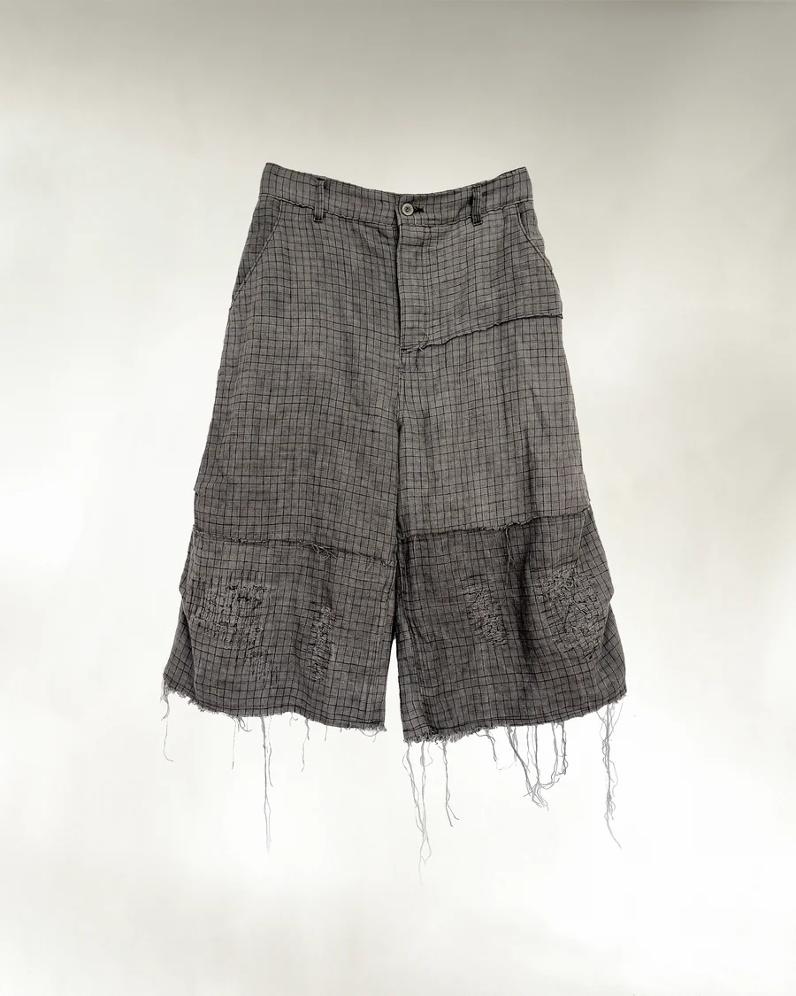 Ktwo Studios Dyed Checker Repair Short || Latest Collection 2025