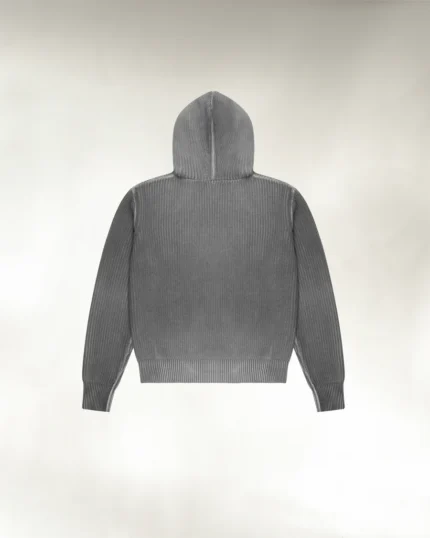 Ktwo Studios Fisherman Knit Hoodie "charcoal" [made to order]